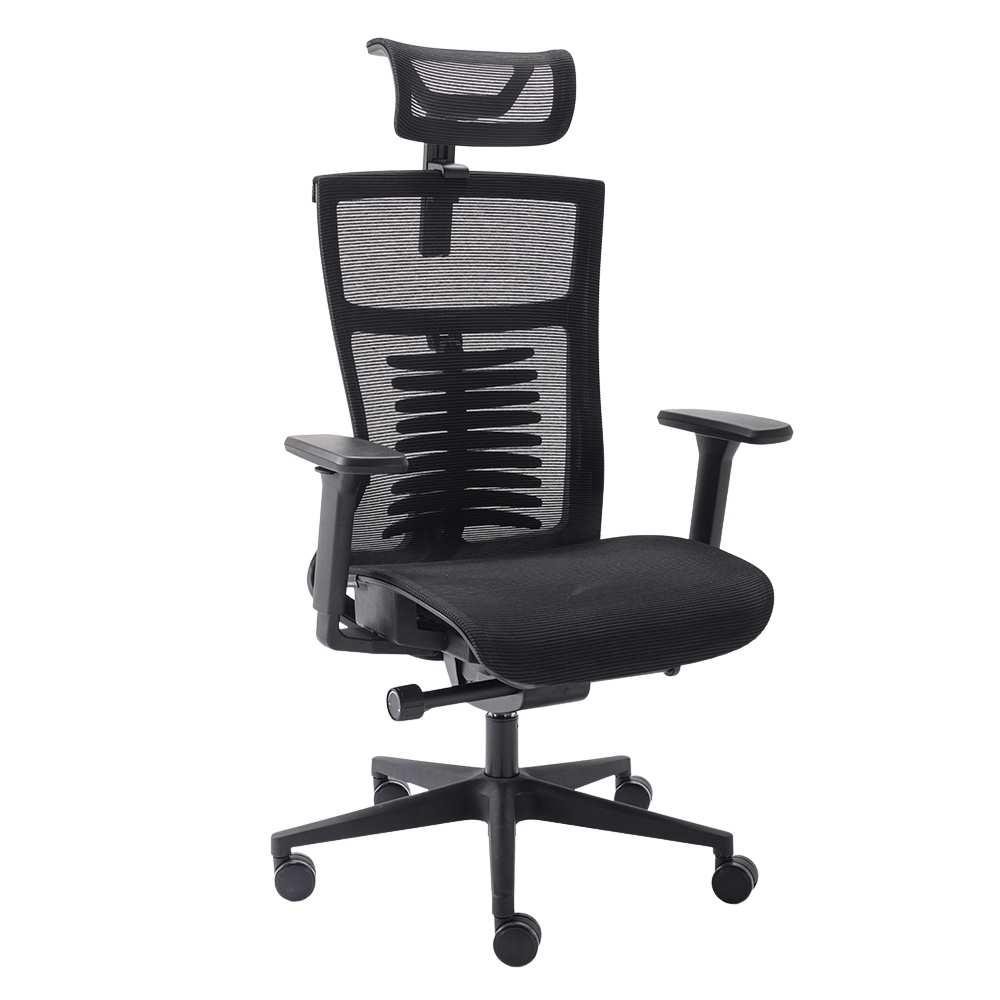 Cadeira De Escritório Elements Ergonômica, Preto, Vertta Special