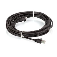 Cabo De Rede Blindado Cat5e Montado Preto - 50 Metros