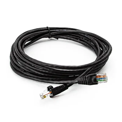 Cabo De Rede Nexans Cat5e Montado, 4 Metros, Preto