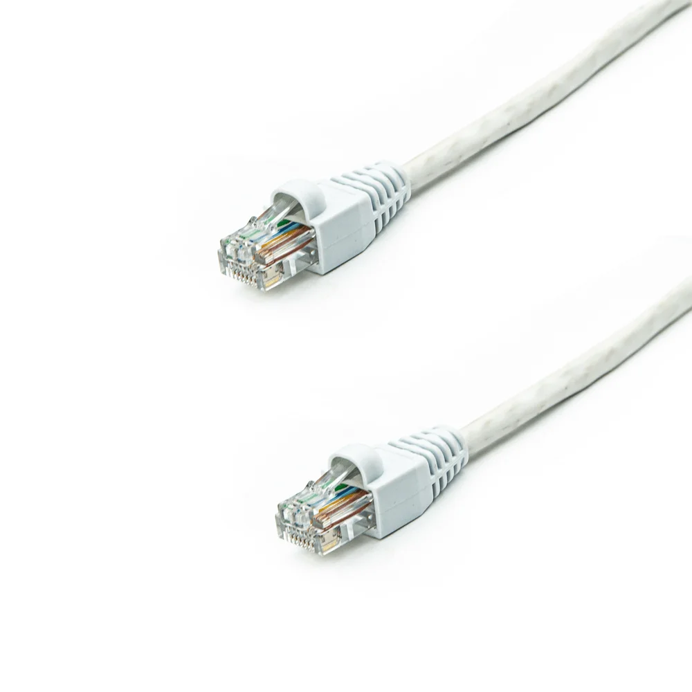 Imagem 3 de 3 do produto Cabo De Rede Nexans Cat5e Montado Branco - 10 Metros