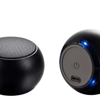 Caixa De Som Tws Metal Luxuosa, Bluetooth, Amplificada, Mini Speaker, Preto