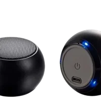 Caixa De Som Tws Metal Luxuosa, Bluetooth, Amplificada, Mini Speaker, Preto