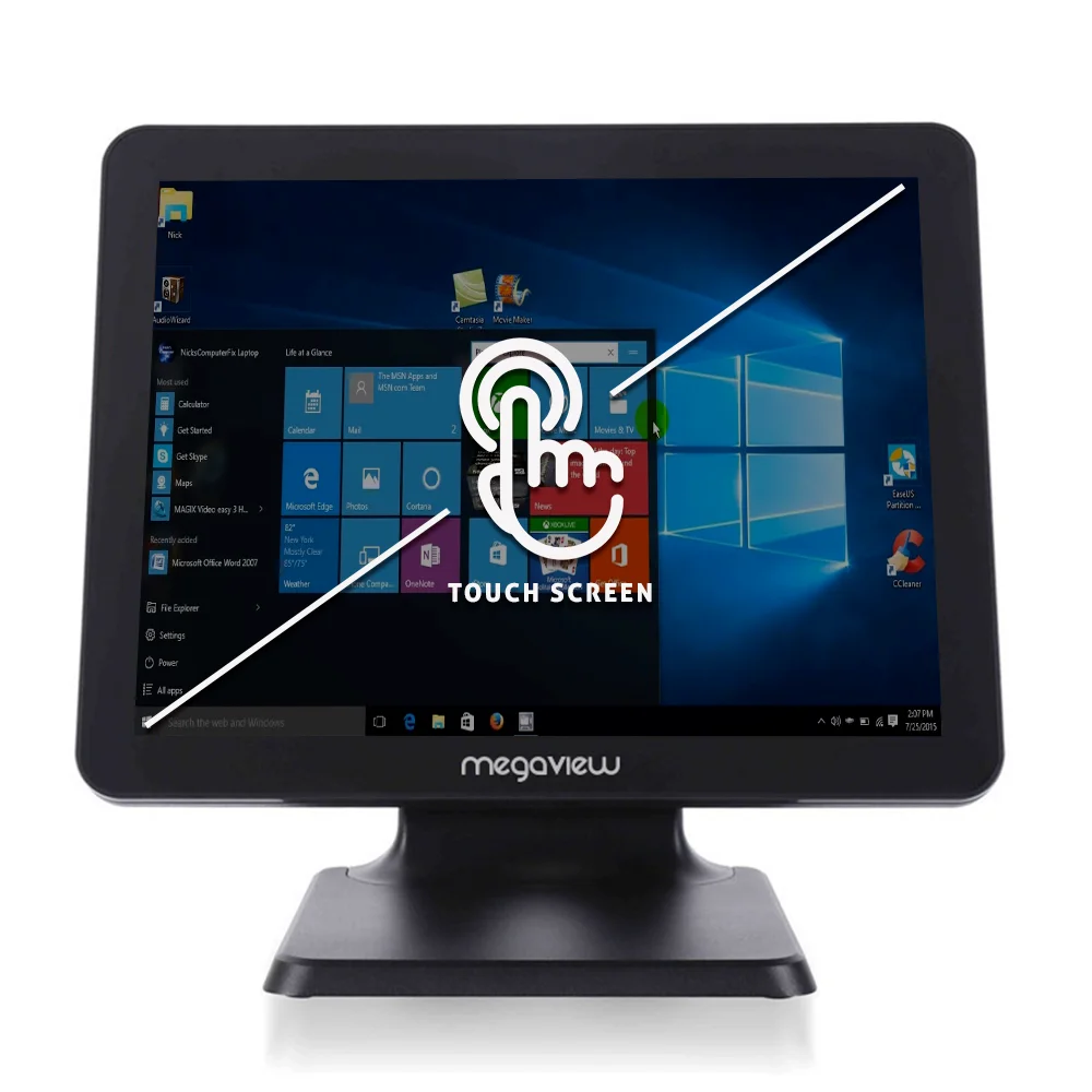 All in One Touch Screen 15 SSD 120GB KaBuM
