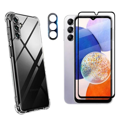 Capa Anti Impacto Para Samsung Galaxy A14 + Pelica 3d + Pelica Câmera