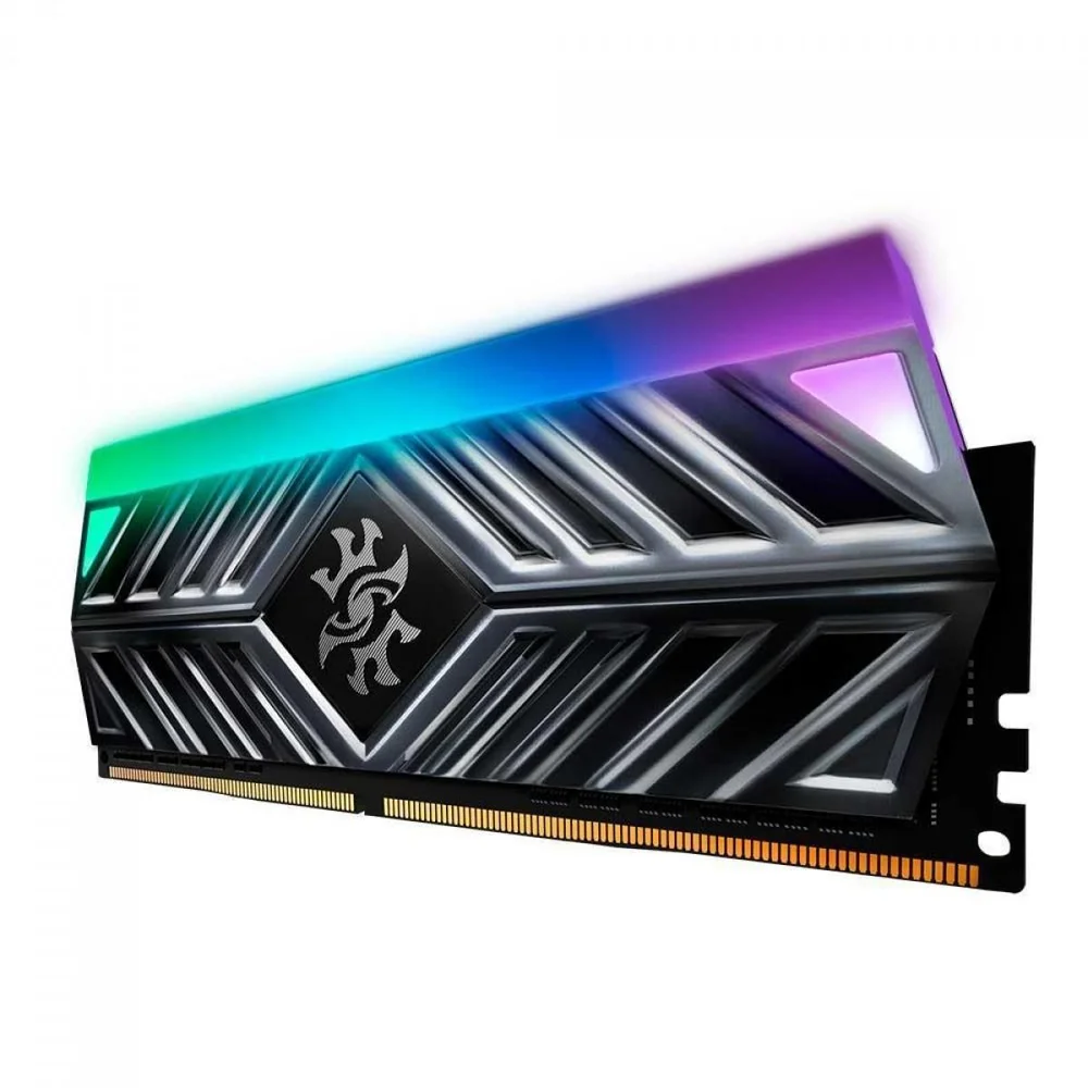 Memória RAM Xpg Spectrix D41 16GB (2x8GB), 3200mhz, DDR4, RGB Gray