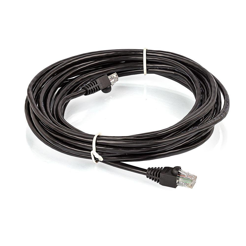 Imagem 1 de 1 do produto Patch Cord Cirilocabos Cat5e Montado, 10 Metros, Preto