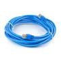 Patch Cord Cat5e, Montado Azul - 50 Metros