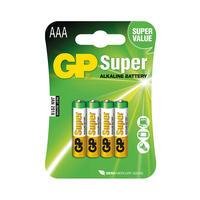 Pilha Super Alcalina Aaa Gp Batteries, 1.5v - blst4 24a-c4