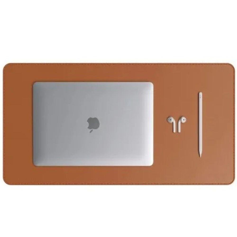 Mouse Pad Kingpad Desk Pad Work, Couro Ecológico, 60x30cm - Caramelo Mouse Pad Kingpad Desk Pad Work, Couro Ecológico, 60x30cm - Caramelo