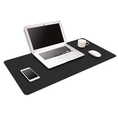 Mouse Pad Kingpad Deskpad 70x30, Couro Sintético Extra Grande - Preto
