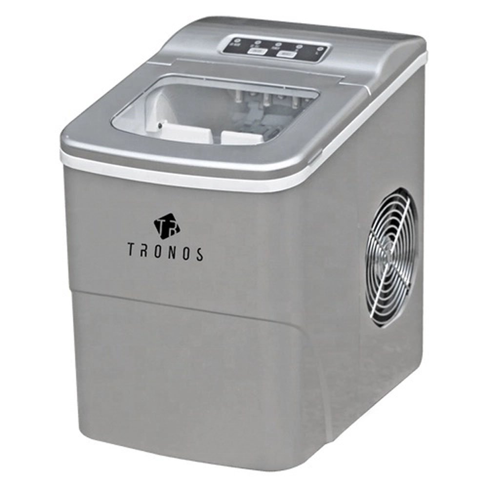 Máquina De Gelo Portátil Tronos B12-b, Cinza, 2 Litros, 12kg, 110v