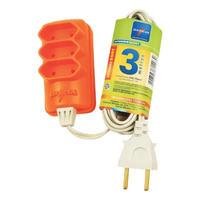 Extensão sort pl - cordão paralelo (pl) este produto está equipado com um cordão paralelo. Permite a conexão de 1 a 3 plugues de 2 polos simultaneamen