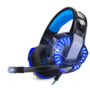 Headset Gamer Knup Over-Ear, Driver 50Mm, Com LED E Microfone, Preto/Azul - Kp-491