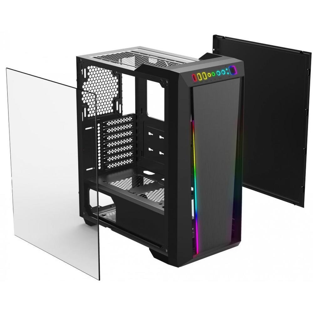 Imagem 5 de 5 do produto Gabinete Gamer Gamdias Argus M2, RGB, Mid Tower, Atx Black