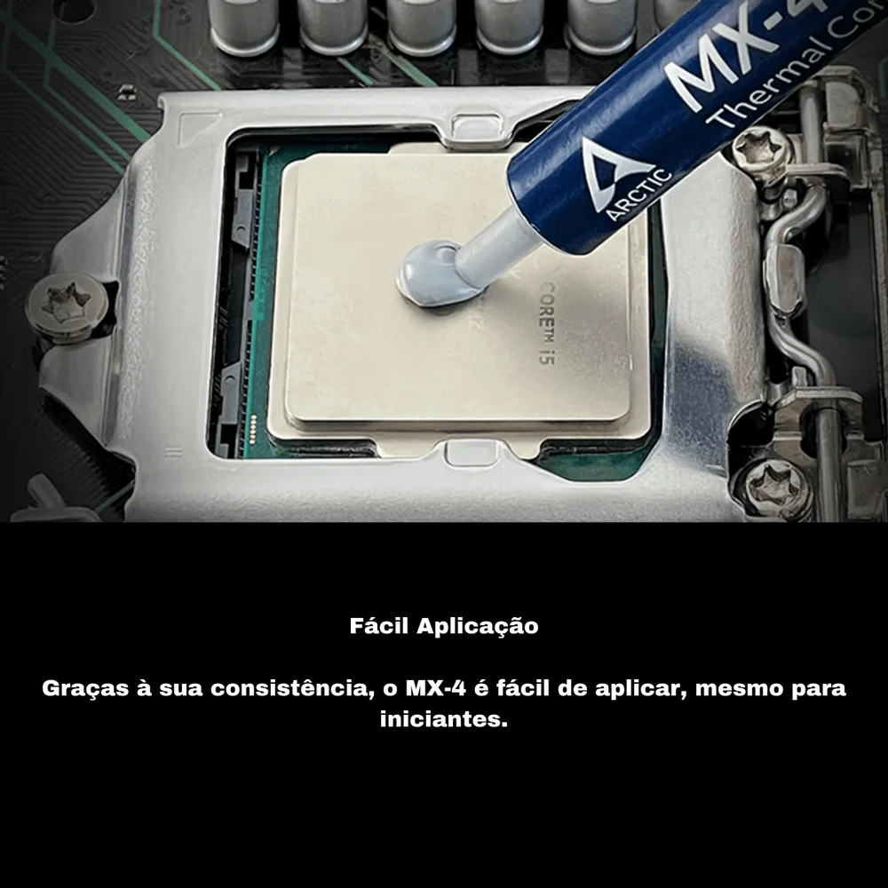 Imagem 2 de 5 do produto Pasta Térmica Prata Mx4 Artict Silver 4g Máxima Atuação