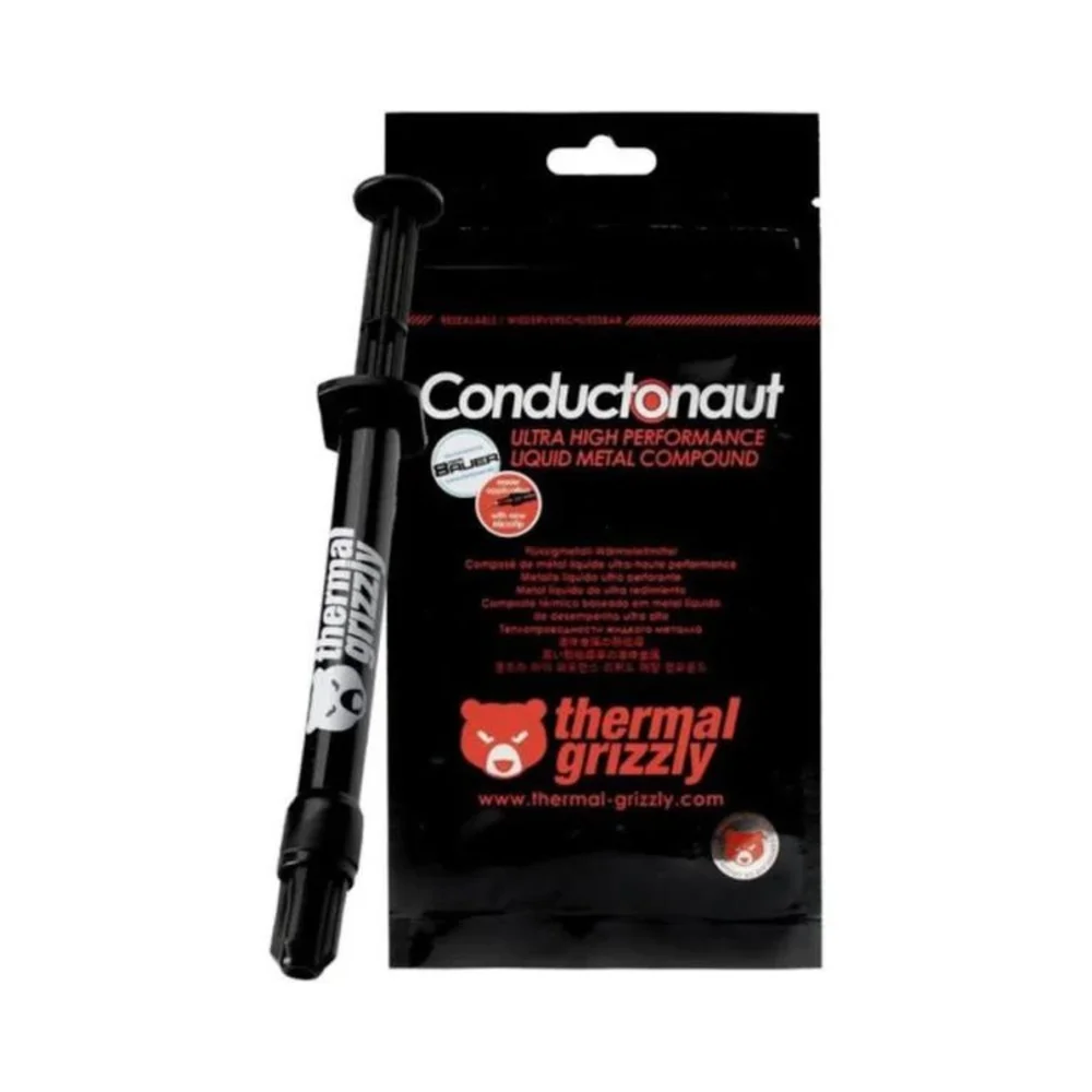 Imagem 2 de 5 do produto Pasta Térmica Thermal Grizzly, Conductonaut 1g 73 W/mk