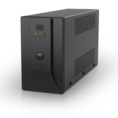 Nobreak Weg Home 600Va, Entrada 115/220V, Saída 115V, 50/60Hz, Preto - Autonomia 30 Minutos