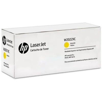 Toner Hp Laser Para HP M454 e M479 Amarelo - W2022xc