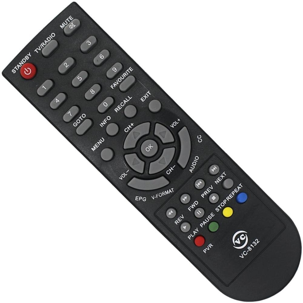 Imagem 2 de 2 do produto Controle Remoto Wlw Mbtech, Para Conversor Digital Aquario Dtv8000, Dtv800
