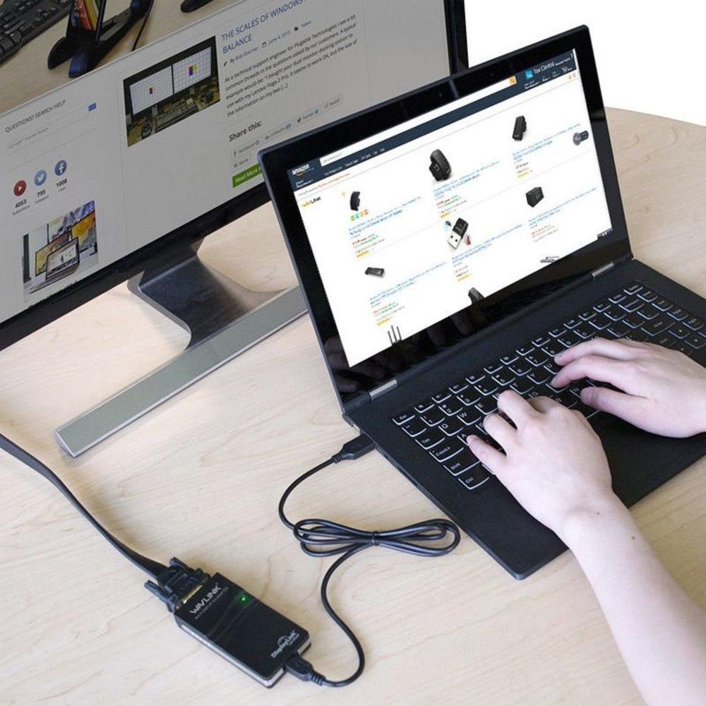Imagem 4 de 5 do produto Adaptador De Vídeo Wavlink  Wl-ug17d1 USB 2.0 Para VGA, DVI, HDMI