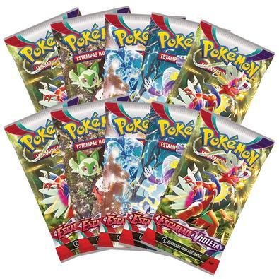 Box Pokémon Coleção Paldea Quaxly com 40 Cartas - Copag