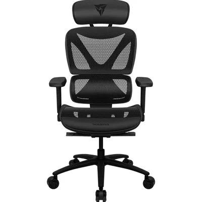 Cadeira Ergonômica Thunderx3 Xtc, Até 150KG, Ajuste Automático de Lombar e Braços, Preto