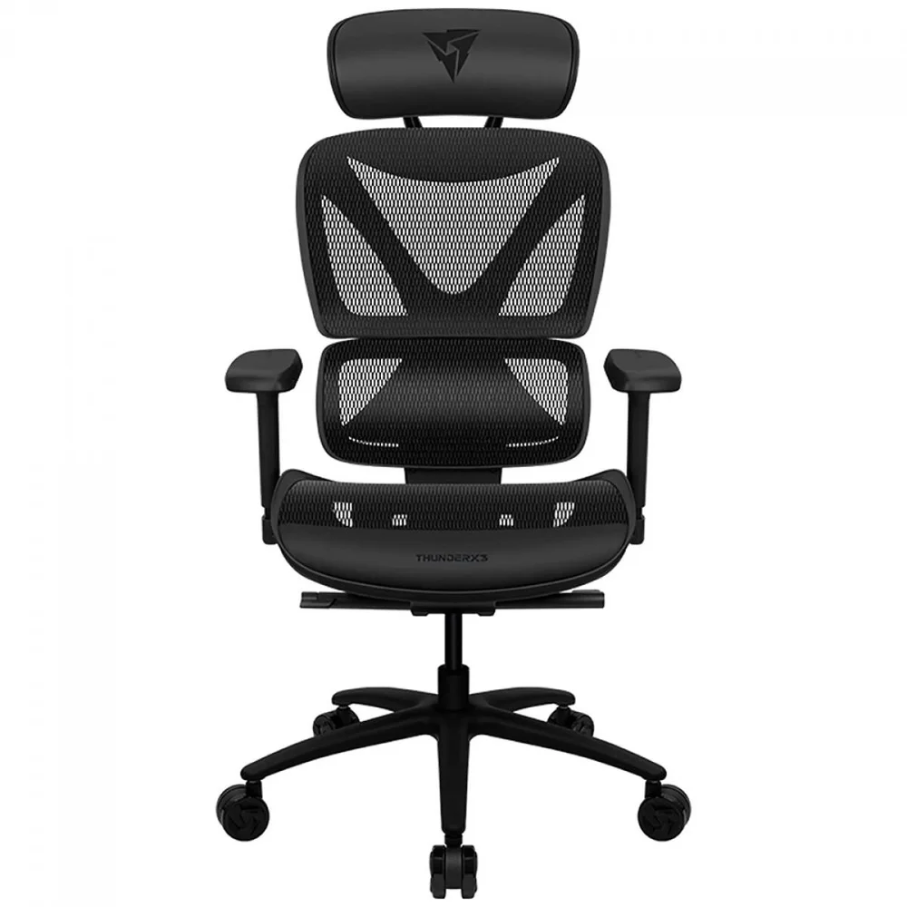 Imagem 4 de 5 do produto Cadeira Ergonômica Thunderx3 Xtc, Até 150KG, Ajuste Automático de Lombar e Braços, Preto