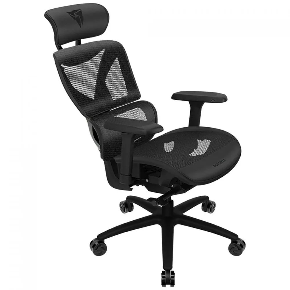 Imagem 5 de 5 do produto Cadeira Ergonômica Thunderx3 Xtc, Até 150KG, Ajuste Automático de Lombar e Braços, Preto