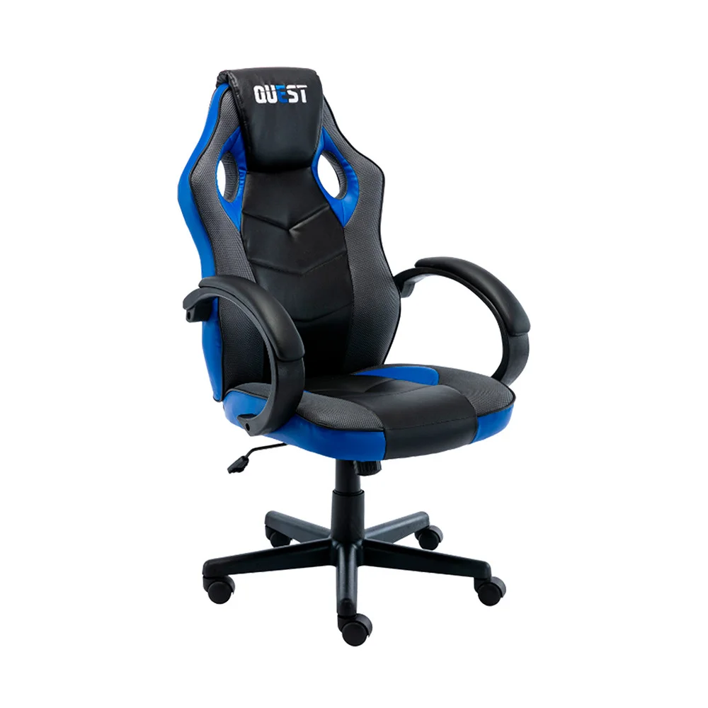 Cadeira Gamer Fratini Quest Com Encosto Reclinável, suporta ate 120 kg Cadeira Gamer Fratini Quest Com Encosto Reclinável, suporta ate 120 kg