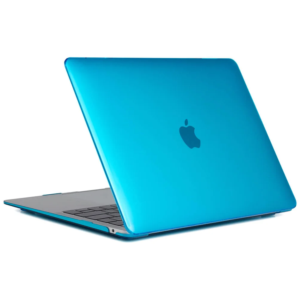 Capa Crystal Transparente Séries Macbook Pro 13.3 Pol A1989 - Azul Claro Capa Crystal Transparente Séries Macbook Pro 13.3 Pol A1989 - Azul Claro