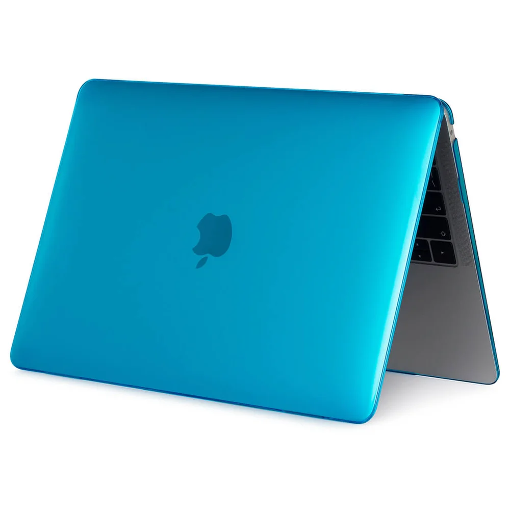 Capa Crystal Transparente Séries Macbook Pro 13.3 Pol A1989 - Azul Claro Capa Crystal Transparente Séries Macbook Pro 13.3 Pol A1989 - Azul Claro