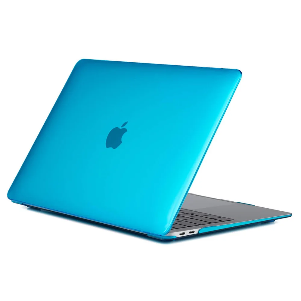Capa Crystal Transparente Séries Macbook Pro 13.3 Pol A1989 - Azul Claro Capa Crystal Transparente Séries Macbook Pro 13.3 Pol A1989 - Azul Claro