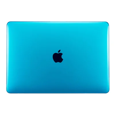 Capa Crystal Transparente Séries Macbook Pro 13.3 Pol A1706 A1708 - Azul Claro