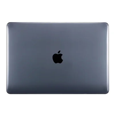 Capa Crystal Transparente Séries Macbook Air 13.6 Pol A2681 - Preta