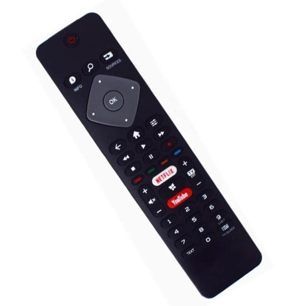 Controle Remoto Mb Tech, Para Tv Philips 50pug6654, Botão Youtube Controle Remoto Mb Tech, Para Tv Philips 50pug6654, Botão Youtube