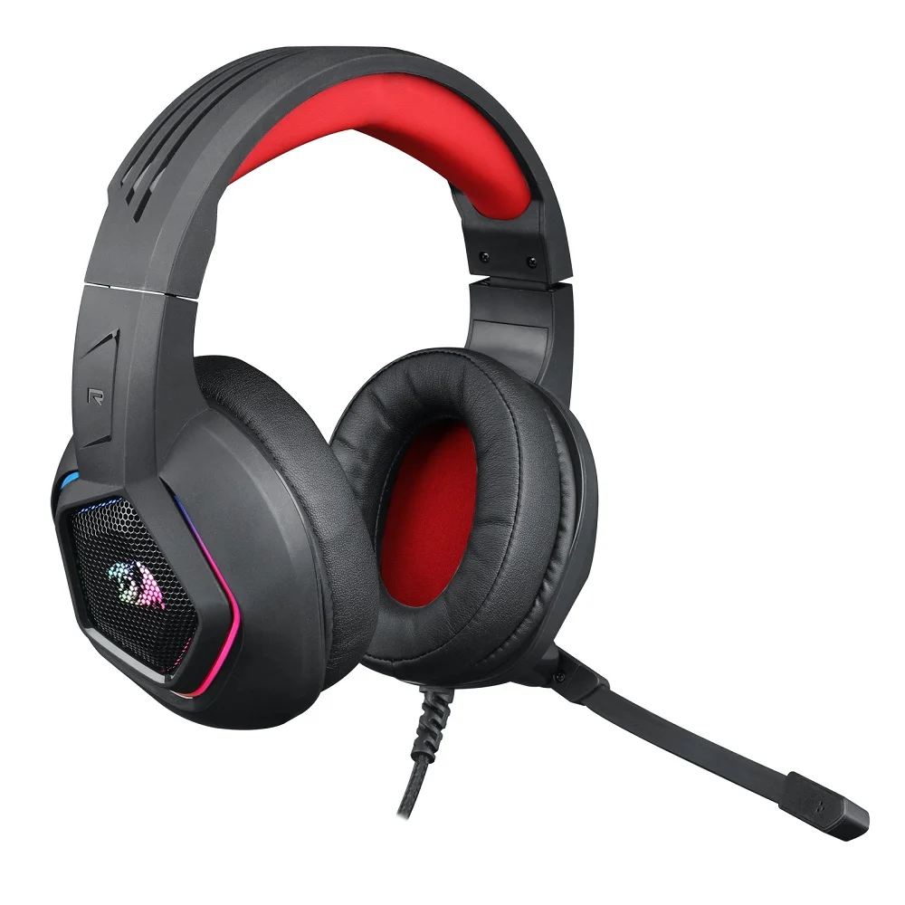 Imagem 2 de 5 do produto Headset Gamer Redragon Medea H280 RGB, Preto - P2/p3