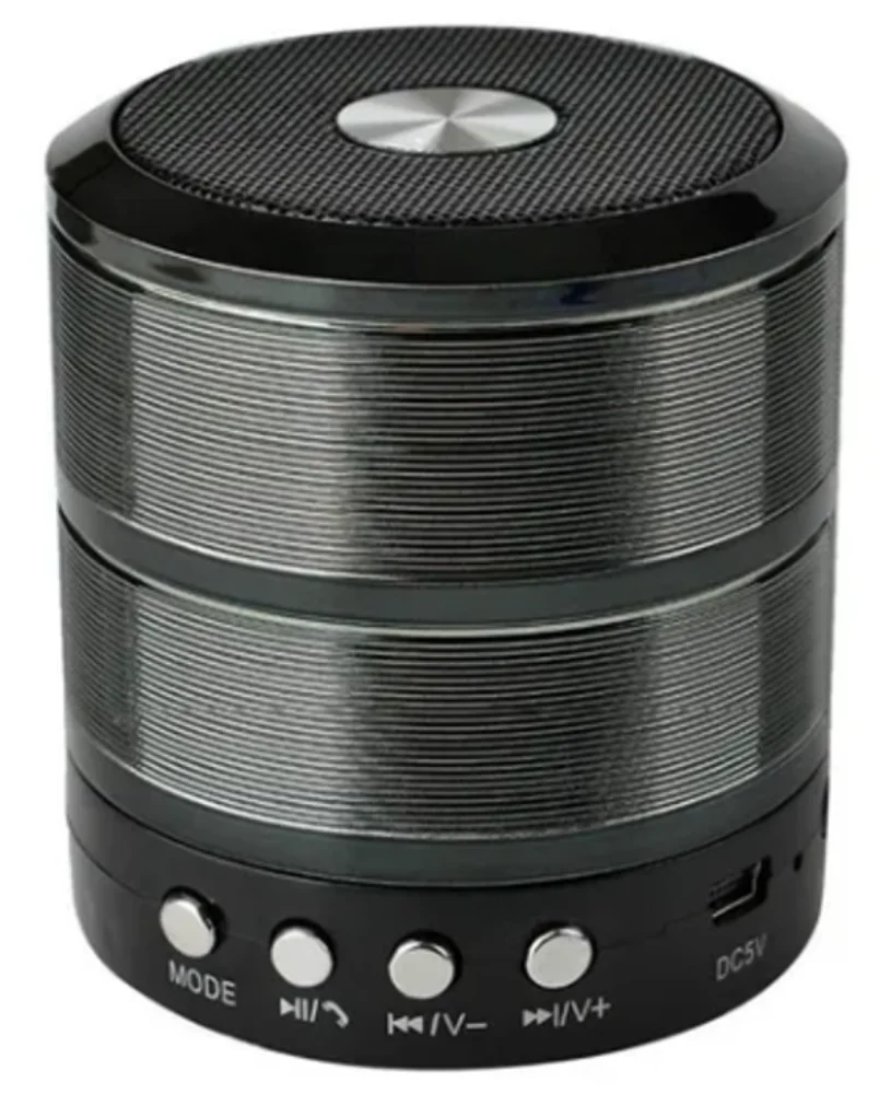 Imagem 2 de 3 do produto Mini Caixa De Som Portátil Altomex, Usb, Speaker. Bluetooth - Preto
