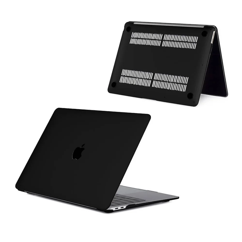 Capa Logo Recortado Macbook Pro 13.3 Pol A2159 Cor:preta Capa Logo Recortado Macbook Pro 13.3 Pol A2159 Cor:preta