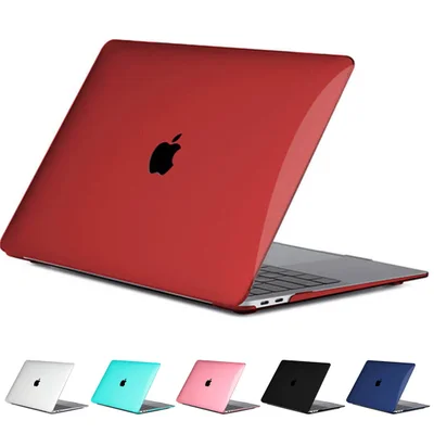 Capa Logo Recortado Macbook Pro 13.3 Pol A2338 Cor:vermelha