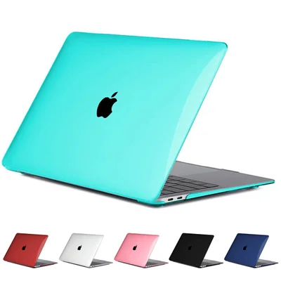 Capa Logo Recortado Macbook Pro 13.3 Pol A1706 A1708 Cor:verde Água
