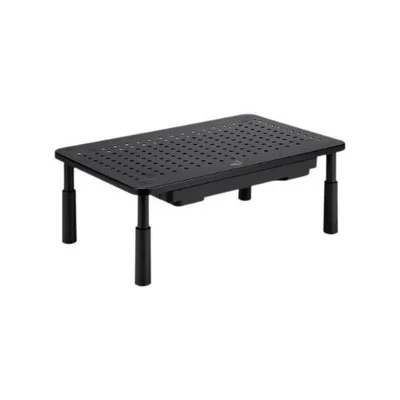 Suporte Para Monitor Elg Organizador De Mesa, Com Gaveta - Sm087