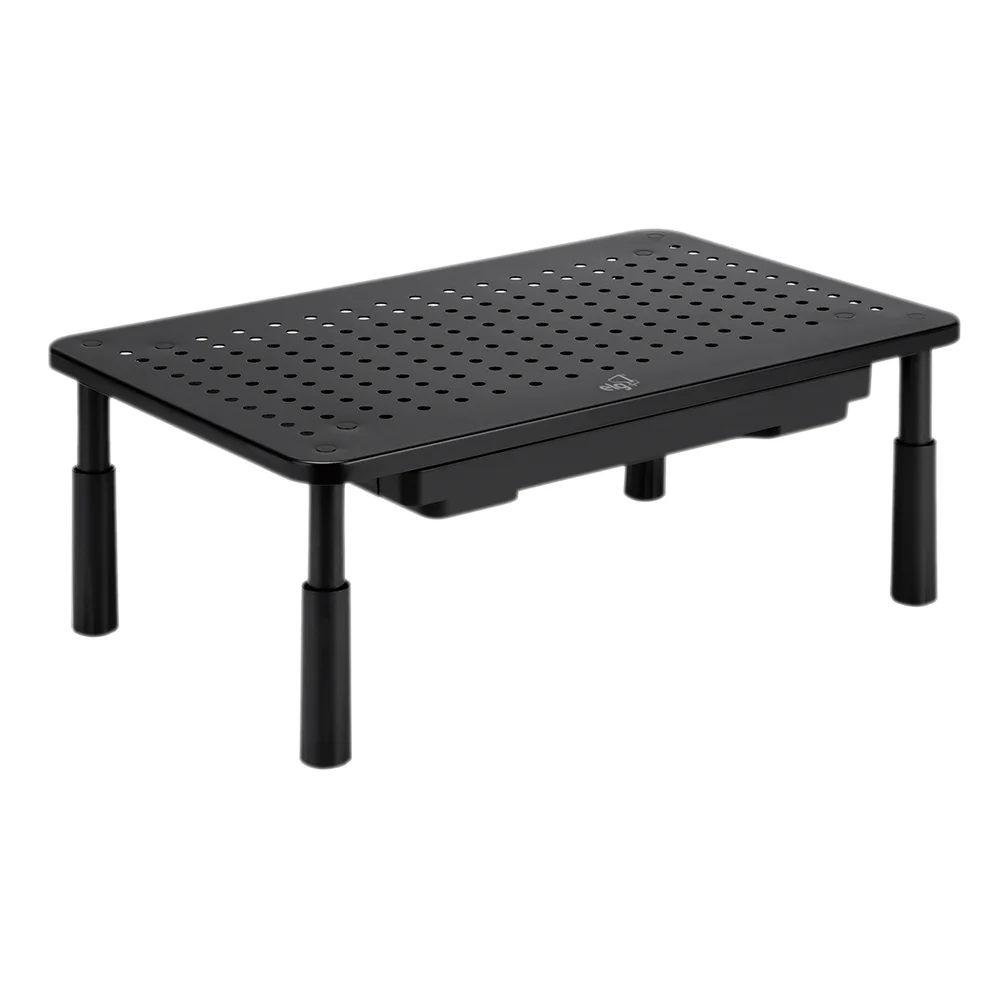Imagem 1 de 5 do produto Suporte Para Monitor Elg Organizador De Mesa, Com Gaveta - Sm087