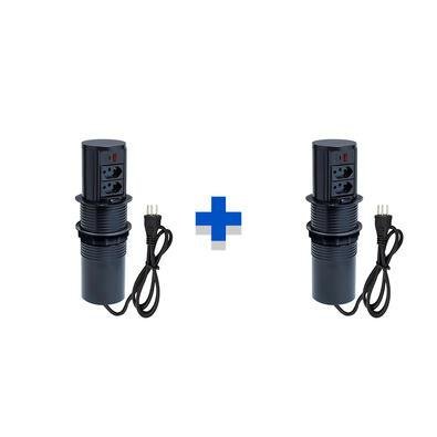 Kit Torres De Tomadas Connect Caixa Tomada Totem Manual 2 Tomadas 20a 2 USB 9.0a