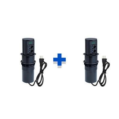 Kit Torres De Tomadas Connect Caixa Tomada Automático, 2 Tomadas, 10a 3 USB 5.2a