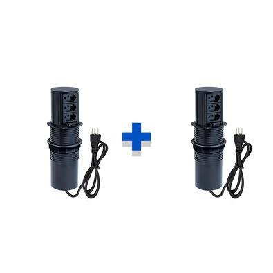 Kit Torres De Tomadas Connect Totem Slim, Manual, 3 Tomadas 10a