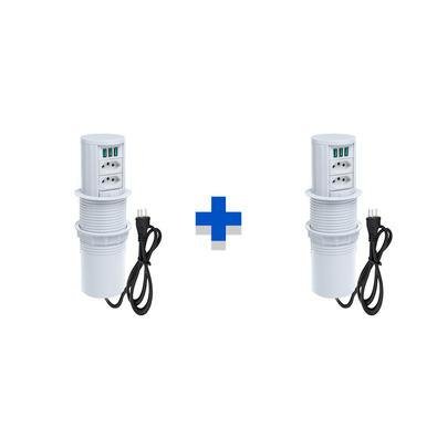 Kit Torres De Tomadas Connect Totem, Manual, 2 Tomadas 20a, 3 Usb 5.2a