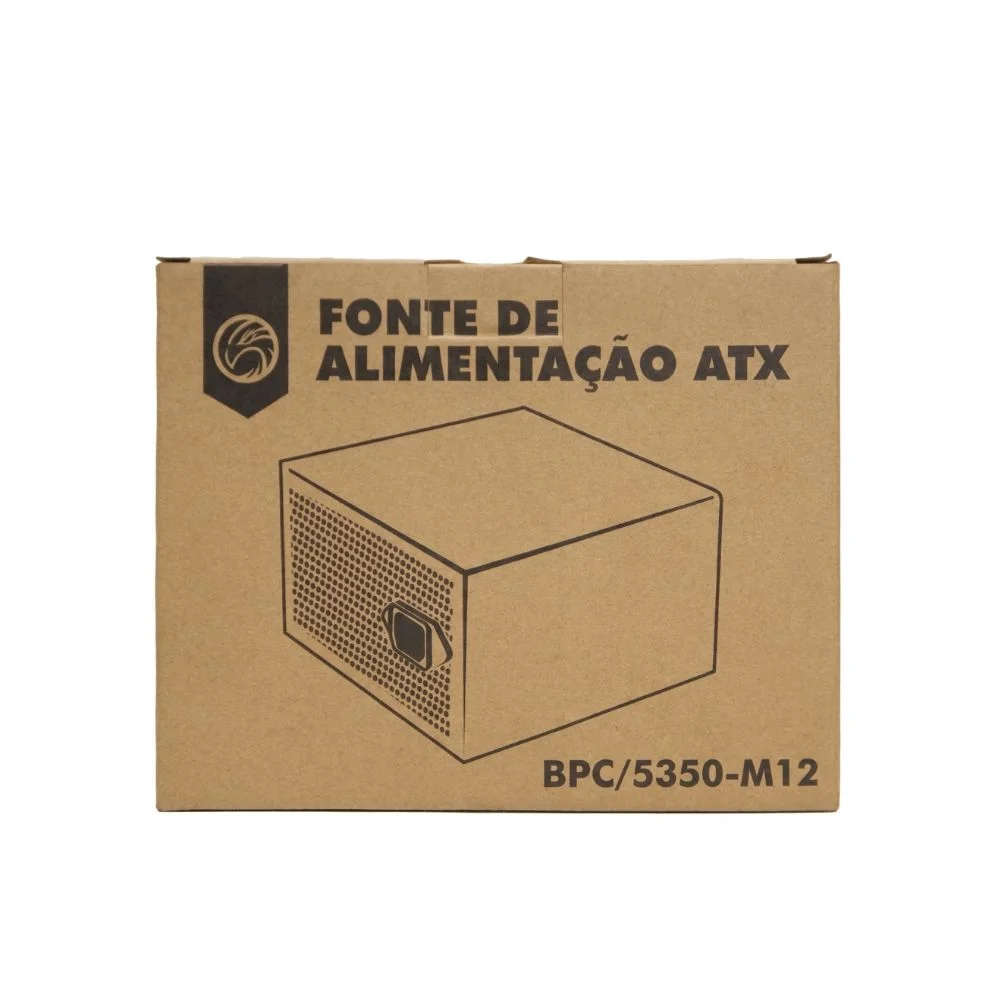 Imagem 3 de 5 do produto Fonte Brazil Pc Atx 500w Bpc/5350-m 24 Pinos Com Cabo