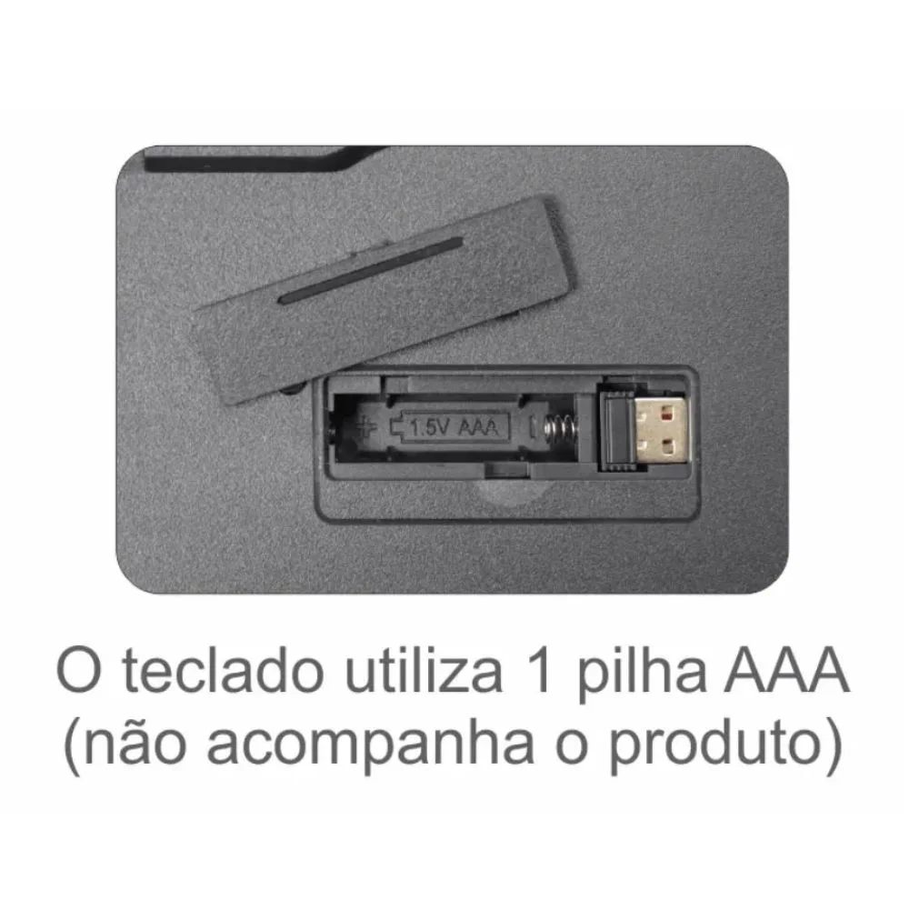 Kit Teclado E Mouse Sem Fio Kmex Ka6029 KaBuM
