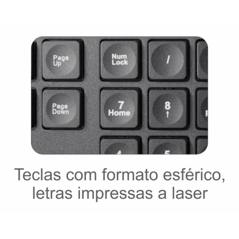 Imagem 5 de 5 do produto Kit Teclado E Mouse Sem Fio, K-mex, Ka6029 - Maa734