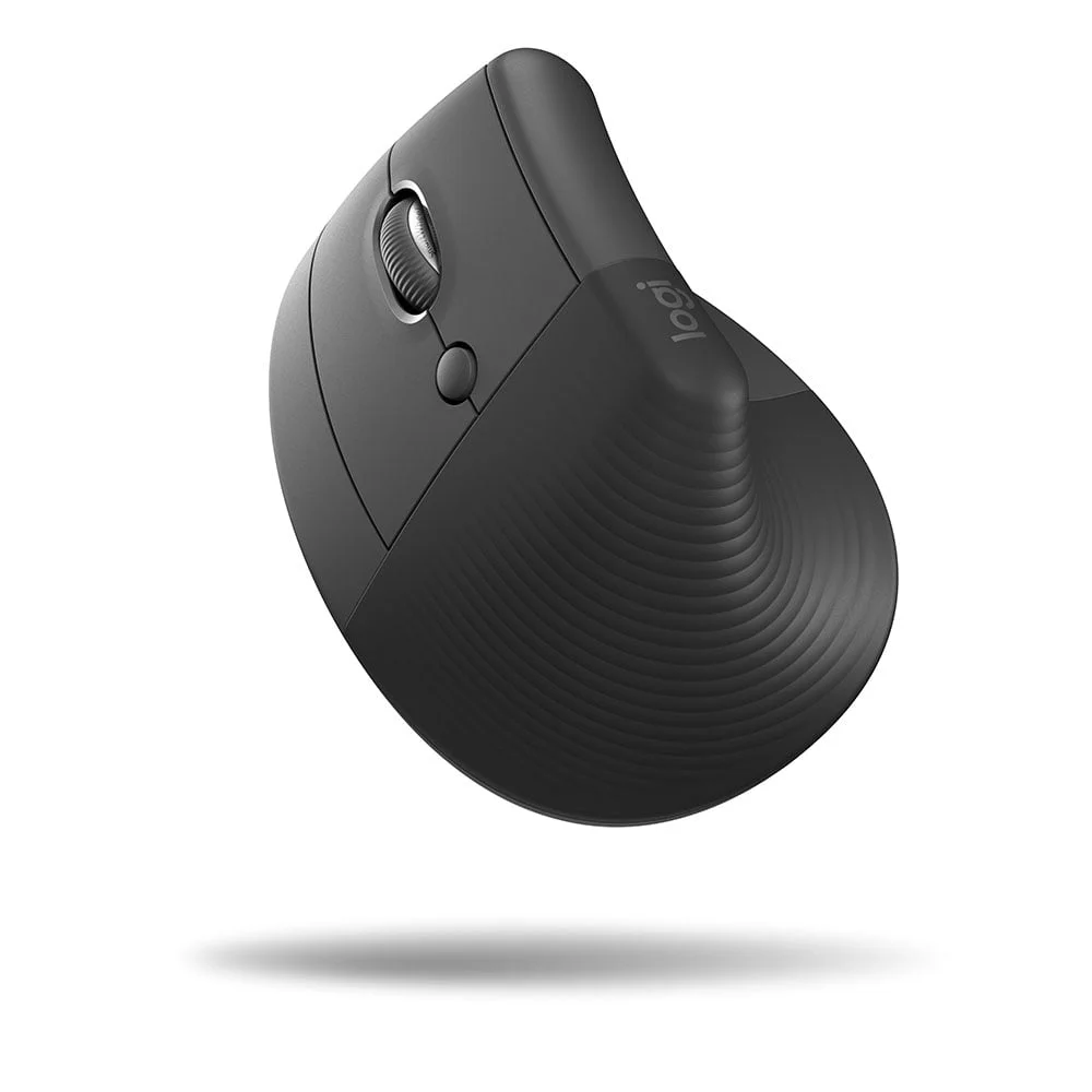 Imagem 3 de 5 do produto Mouse Sem Fio Logitech Lift Left, Para Canhotos, Grafite - 910-006467